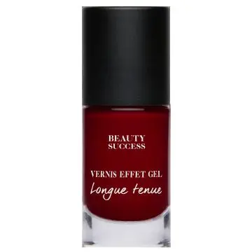 Vernis Longue Tenue Vernis à ongles effet gel Confiante en rouge foncé n°29 - Beauty Success - Maquillage - Visuel 1