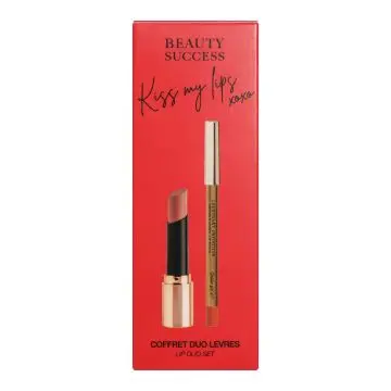 Coffret Duo Lèvres Rouge & Crayon à Lèvres  - Beauty Success - Maquillage - Visuel 1