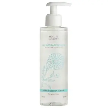 Eau Micellaire Délicate Démaquillant Visage Flacon pompe 200 ml - Beauty Success - Soin - Visuel 1