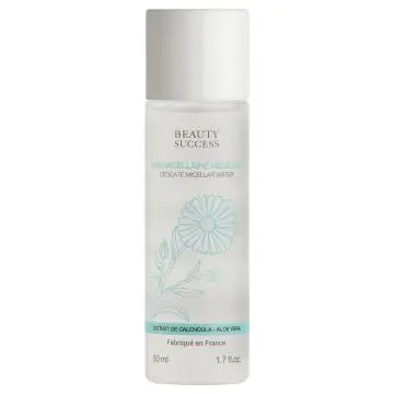 Eau Micellaire Délicate Démaquillant Visage Flacon 50 ml - Beauty Success - Soin - Visuel 1