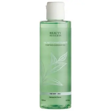 Gel Nettoyant Pureté Nettoyant Visage Flacon 200 ml - Beauty Success - Soin - Visuel 1
