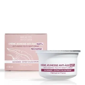 Crème Jeunesse Anti-Âge Nuit Recharge 50ml - Beauty Success - Soin - Visuel 2