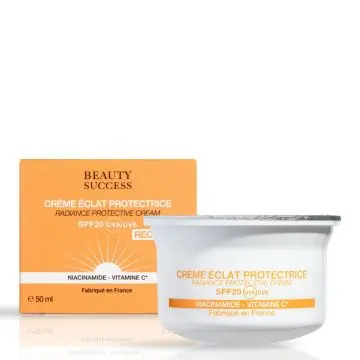Crème Éclat Protectrice SPF20 Recharge 50ml - Beauty Success - Soin - Visuel 2