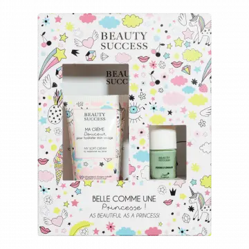 Coffret Belle comme une Princesse Crème Hydratante, Masque Tissu & Vernis  - Beauty Success - Soin - Visuel 1