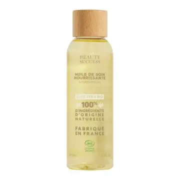 Huile De Soin Nourrissante Certifié BIO 150ml - Beauty Success - Soin - Visuel 1