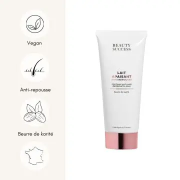 Lait Apaisant Anti-Repousse  200ml - Beauty Success - Soin - Visuel 3