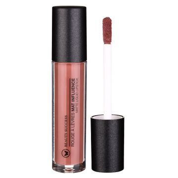 Mat Influence Rouge à lèvres liquide Nude rosé  séduisant n°1  - Beauty Success - Maquillage - Visuel 1