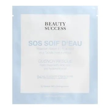 SOS Soif d'Eau Masque Monodose  - Beauty Success - Soin - Visuel 1 SOS Soif d'Eau Masque Monodose  - Beauty Success - Soin - Visuel 1