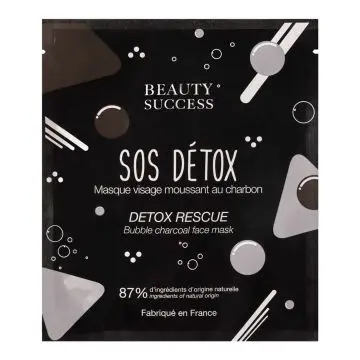 SOS Détox Masque Monodose 18ml - Beauty Success - Soin - Visuel 1