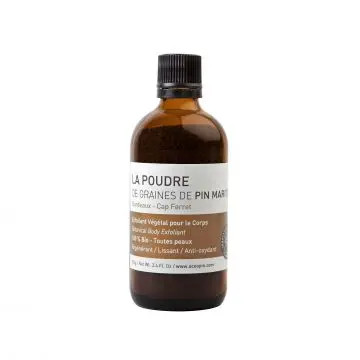 La Poudre de Graines de Pin Maritime® Exfoliant Végétal Corps 100% Bio  - Océopin - Soin - Visuel 1