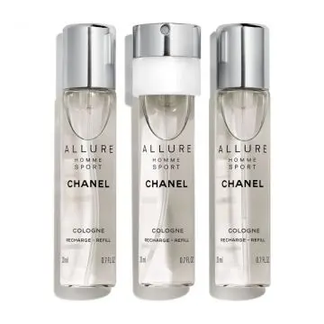 ALLURE HOMME SPORT COLOGNE VAPORISATEUR DE VOYAGE RECHARGEABLE  - CHANEL - Parfum - Visuel 1