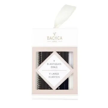 BACHCA Elastiques Epais Noir x9  - Bachca - Accessoire - Visuel 1