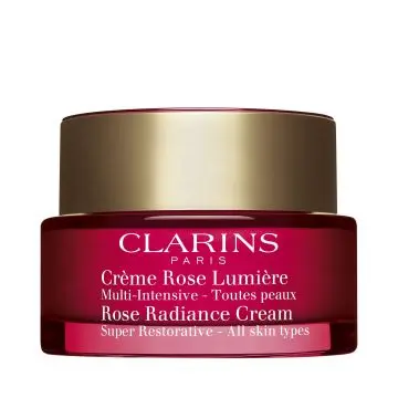 Crème Rose Lumière Multi-Intensive - Toutes peaux Soin anti-âge redensifiant  - Clarins - Soin - Visuel 1