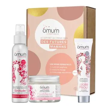 Coffret future maman Le Coffret BIO qui prend soin des Futures Mamans  - Omum - Soin - Visuel 1