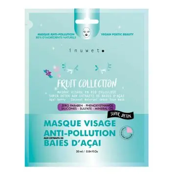 MASQUE VISAGE HYDRATANT Masque Anti Pollution  - inuwet - Soin - Visuel 1