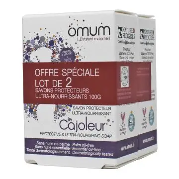 Kit Savons Le Cajoleur Savon Solide Corps et Visage BIO  - Omum - Soin - Visuel 1