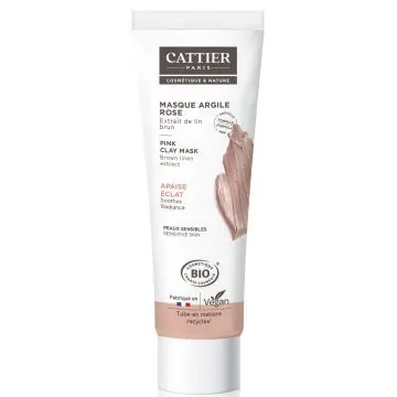 Masque Argile Rose Masque  - Cattier - Soin - Visuel 1