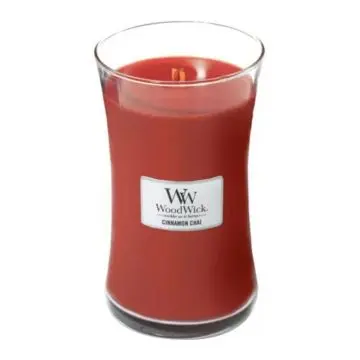 Chaï à la Cannelle Bougie Parfumée  - Woodwick - Accessoire - Visuel 1