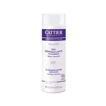 Pétale d'Iris Eau Démaquillante Yeux Flacon 150ml  - Cattier - Soin - Visuel 1