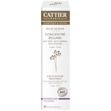 Eclat de Rose Concentré Regard Flacon 15ml - Cattier - Soin - Visuel 1