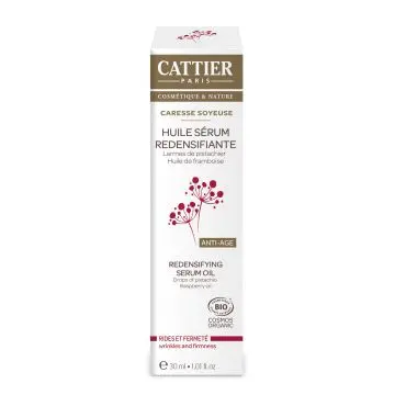 Caresse Soyeuse Huile Sérum Redensifiante Flacon 30ml  - Cattier - Soin - Visuel 1