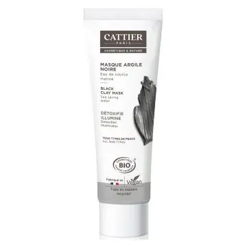 Masque Argile Noire Masque Tube 100ml - Cattier - Soin - Visuel 1