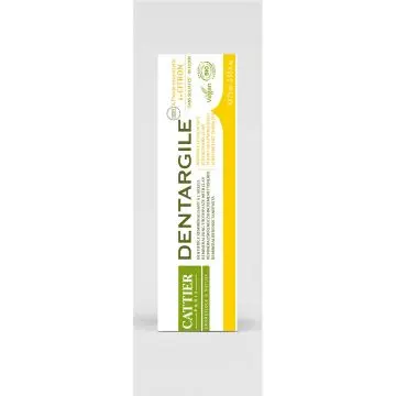 Dentargile Citron Dentifrice Tube 75ml - Cattier - Soin - Visuel 1