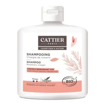 Shampooing Cheveux Regraissant Vite Vinaigre de Romarin 250ml - Cattier - Soin - Visuel 1