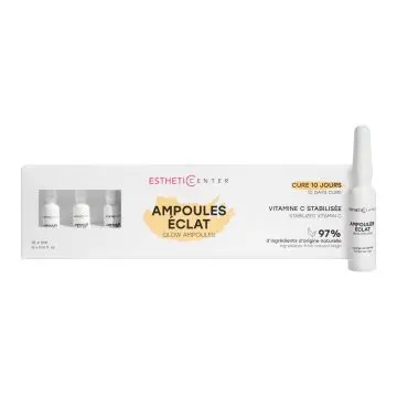 Ampoules éclat Unidoses 10 * 1ml - Esthetic Center - Soin - Visuel 1