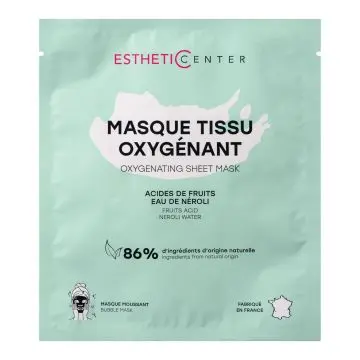 Masque Tissu Oxygénant Acides de Fruits & Eau de Néroli 18ml - Esthetic Center - Soin - Visuel 1 Masque Tissu Oxygénant Acides de Fruits & Eau de Néroli 18ml - Esthetic Center - Soin - Visuel 1