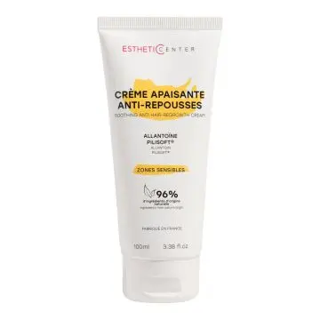 Crème Apaisante Anti-Repousse  Zones sensibles 100ml - Esthetic Center - Soin - Visuel 1 Crème Apaisante Anti-Repousse  Zones sensibles 100ml - Esthetic Center - Soin - Visuel 1