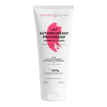 Lait Autobronzant Progressif  Visage & corps 200ml - Esthetic Center - Soin - Visuel 1