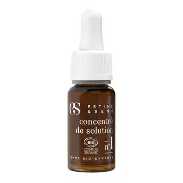 Pureté et équilibre Concentré de solution n°1 Flacon stiligoutte 9ml - Estime & Sens - Soin - Visuel 1