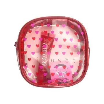 Trousse RED LOVE Exfoliant lèvres & Lip Gloss - Parfum fraise Soin lèvres  Pot 12g<br/><br/>Tube 15ml - inuwet - Soin - Visuel 1
