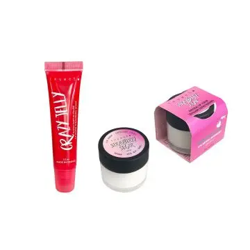 Trousse RED LOVE Exfoliant lèvres & Lip Gloss - Parfum fraise Soin lèvres  Pot 12g<br/><br/>Tube 15ml - inuwet - Soin - Visuel 2