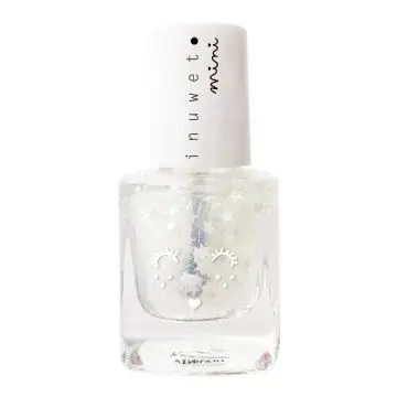 Vernis Top Coat à l'Eau pour Enfants Vegan, Parfumé & Naturel Étoiles - Inuwet - Maquillage - Visuel 1