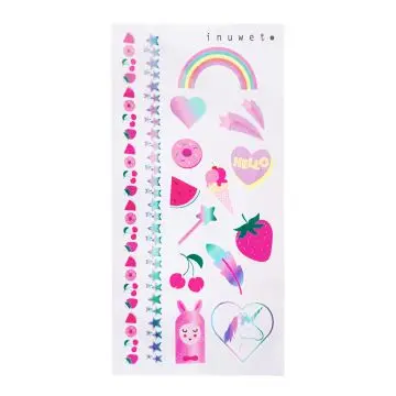 Coffret My Little Beauty House Vernis à l'Eau, Stickers Ongles & Tatouages Éphémères  - Inuwet - Maquillage - Visuel 2