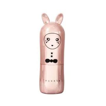 Baume à lèvres métal rose nude Cannelé Baume à lèvres hydratant naturel Stick 3g - inuwet - Soin - Visuel 1