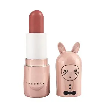 Baume à lèvres métal rose nude Cannelé Baume à lèvres hydratant naturel Stick 3g - inuwet - Soin - Visuel 2
