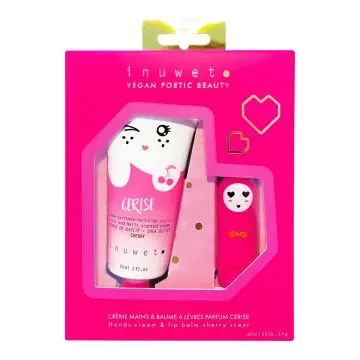 Coffret Cerise Crème Mains & Baume à Lèvres  - Inuwet - Soin - Visuel 1 Coffret Cerise Crème Mains & Baume à Lèvres  - Inuwet - Soin - Visuel 1