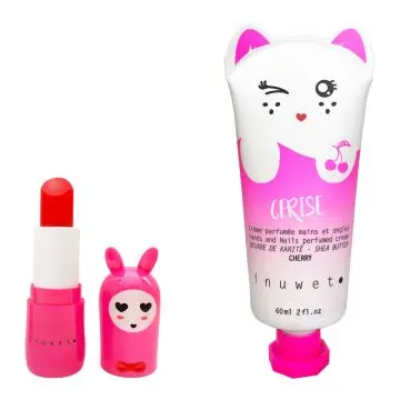 Coffret Cerise Crème Mains & Baume à Lèvres  - Inuwet - Soin - Visuel 3 Coffret Cerise Crème Mains & Baume à Lèvres  - Inuwet - Soin - Visuel 3