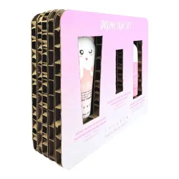 Coffret Dream Rose Crème Mains, Baume à Lèvres & Crème Visage  - Inuwet - Soin - Visuel 2