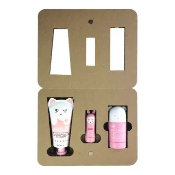 Coffret Dream Rose Crème Mains, Baume à Lèvres & Crème Visage  - Inuwet - Soin - Visuel 3