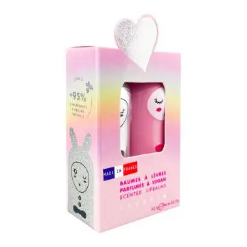 Coffret Duo Chloé 2 Baumes à Lèvres Fraise & Coconut - inuwet - Soin - Visuel 2 Coffret Duo Chloé 2 Baumes à Lèvres Fraise & Coconut - inuwet - Soin - Visuel 2