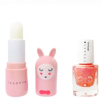 Coffret Duo Fraise Baume à Lèvres & Vernis à l'Eau  - Inuwet - Soin - Visuel 2