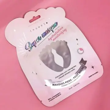 Masque Pieds Hydratant  Chaussettes pré-imprégnées hydratantes pour les pieds Unidose 16 ml - inuwet - Soin - Visuel 3