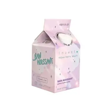 Bain Moussant Barbe à Papa Milk Bath Bain moussant parfum barbe à papa Bouteille 230ml - Inuwet - Soin - Visuel 1