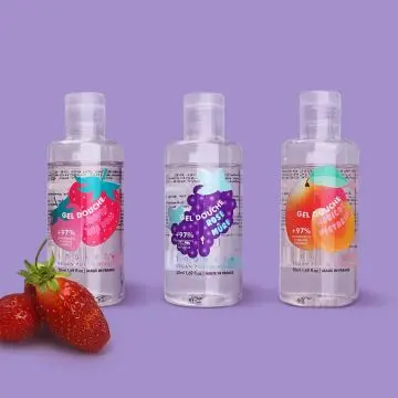 CRAZY JELLY Gel douche - Abricot & Nectarine  50 ML - inuwet - Soin - Visuel 2