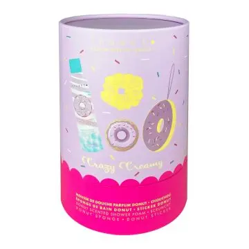Coffret Crazy Creamy Mousse de Douche, Chouchou, Éponde de Bain & Sticker  - Inuwet - Soin - Visuel 1 Coffret Crazy Creamy Mousse de Douche, Chouchou, Éponde de Bain & Sticker  - Inuwet - Soin - Visuel 1
