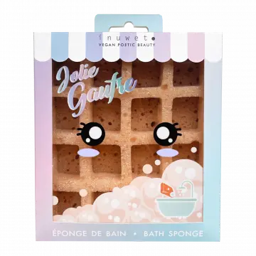 Jolie Gaufre Éponge de Bain 